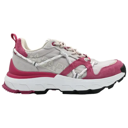 Napapijri , Stylish Sneakers in White and Pink ,Multicolor female, Sizes: