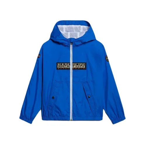 Napapijri , Stylish Windproof Jacket ,Blue male, Sizes: