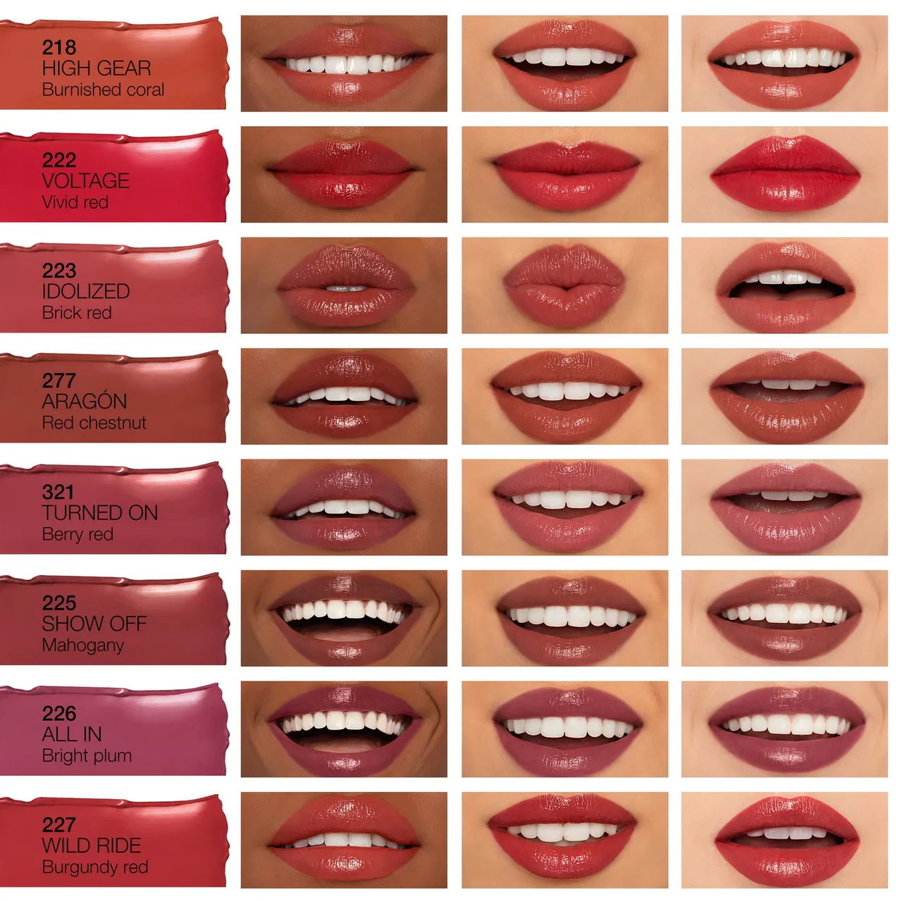 NARS Afterglow Sensual Shine Lipstick 1.5g (Various Shades) - Aragón