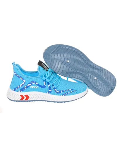 NASA CSK2025-M WoMens high style lace-up sports shoes - Blue
