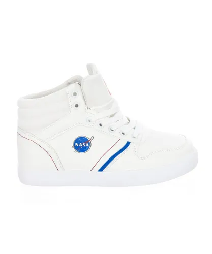 NASA CSK6-M WoMens high style lace-up sports shoes - White