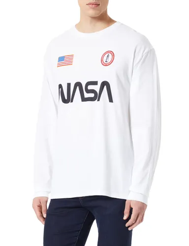Nasa Men's Badge Long Sleeve Top T Shirt