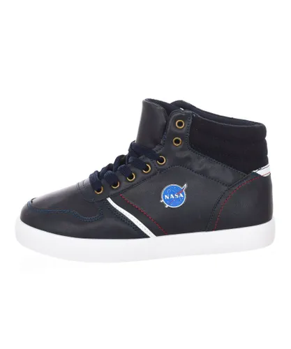 NASA Mens CSK5 high style lace-up sports shoes - Blue
