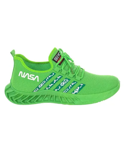 NASA Mens high-top lace-up style sports shoes CSK2043 - Green