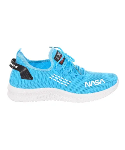 NASA Womenss high-top lace-up style sports shoes CSK2034 - Blue