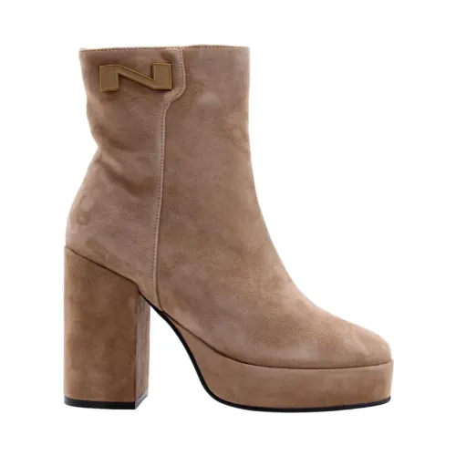 Nathan-Baume , Stylish Ankle Boot ,Brown female, Sizes: