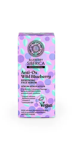 Natura Siberica Anti-OX Wild Blueberry. Renewing face serum