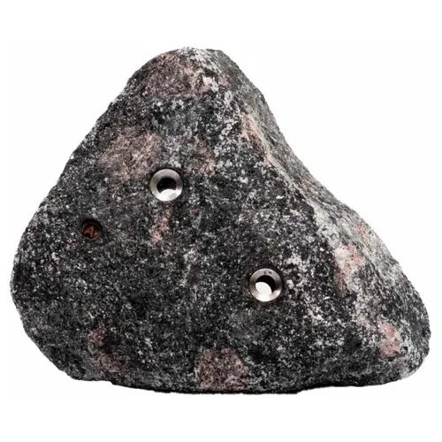 Nature Climbing - Raw Granite Screw On - Climbing holds size 4er Pack, grey/black