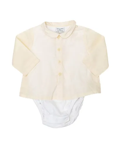 Neck & Baby Unisex bodysuit with long sleeve shirt 17I07504 - Beige