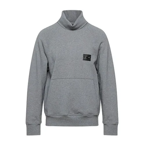 Neil Barrett , Gray Jewel Turtleneck Sweatshirt for Men ,Gray male, Sizes: