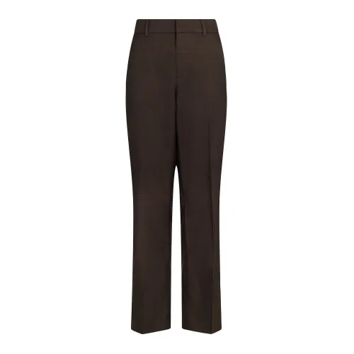 Neo Noir , Straight Trousers ,Brown female, Sizes: