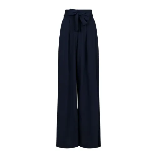 Neo Noir , Wide Trousers ,Blue female, Sizes: