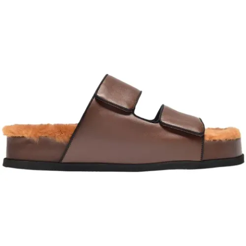 Neous , Leather sandals ,Brown female, Sizes: