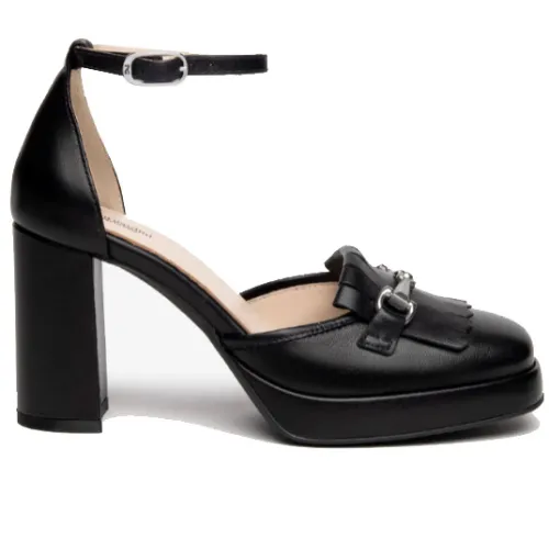 Nerogiardini , Black Decoltè Shoes Made in Italy ,Black female, Sizes: