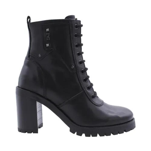 Nerogiardini , Heeled Boots ,Black female, Sizes: