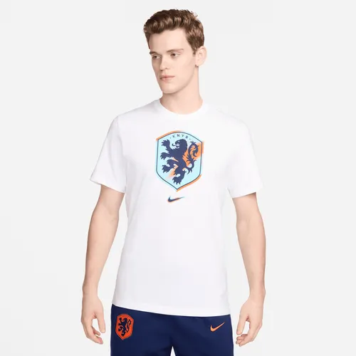 Netherlands Men's Nike Football T-Shirt - White - Cotton