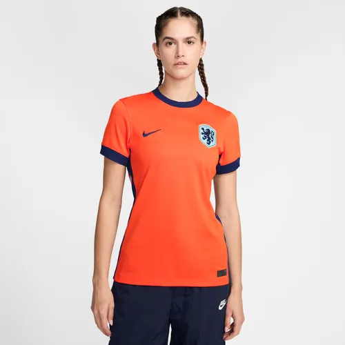 Netherlands (Men's Team) 2024/25 Stadium Home Women's Nike Dri-FIT Football Replica Shirt - Orange - Polyester