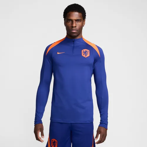 Netherlands Strike Men's Nike Dri-FIT Football Drill Top - Blue - Polyester