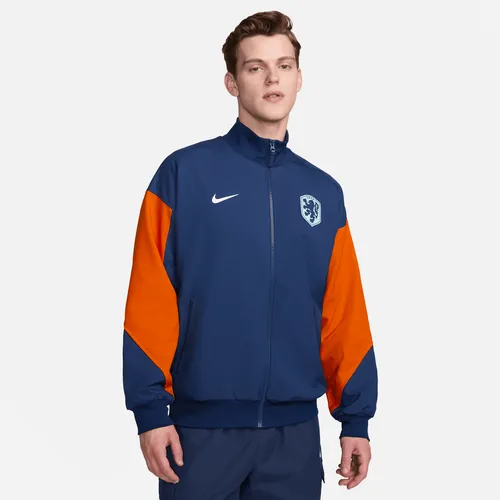 Netherlands Strike Men's Nike Dri-FIT Football Jacket - Blue - Polyester