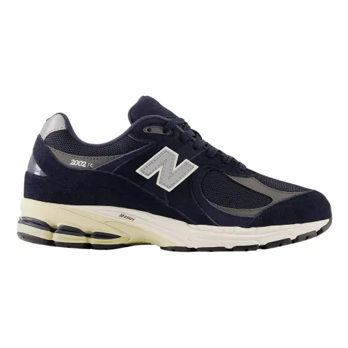 New Balance , 2002R Navy Eclipse & Grey with White Cream Sneakers ,Blue male, Sizes: