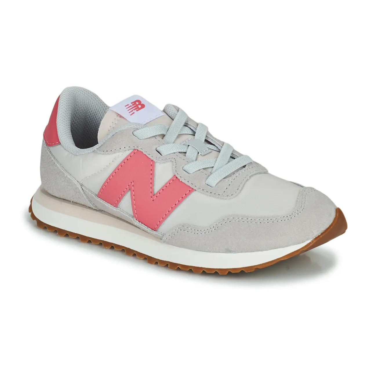New Balance  237  girls's Children's Shoes (Trainers) in White