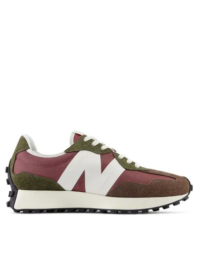 New Balance 327 trainers in brown and white