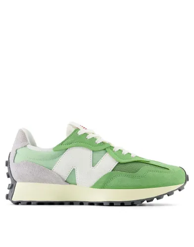 New Balance 327 trainers in green