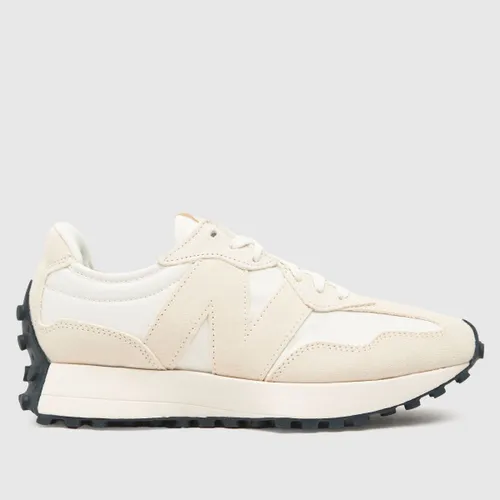New Balance 327 Trainers In White & Beige