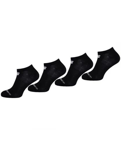 New Balance 4-Pack Mens Black Socks