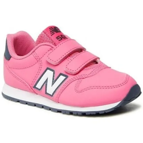 New Balance  500  boys's Children's Shoes (Trainers) in Pink