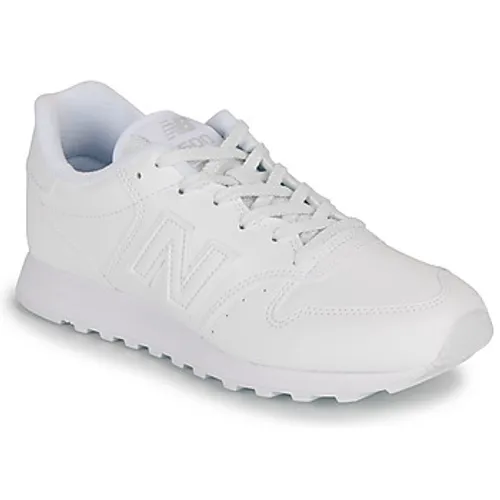 New Balance  500  men's Shoes (Trainers) in White