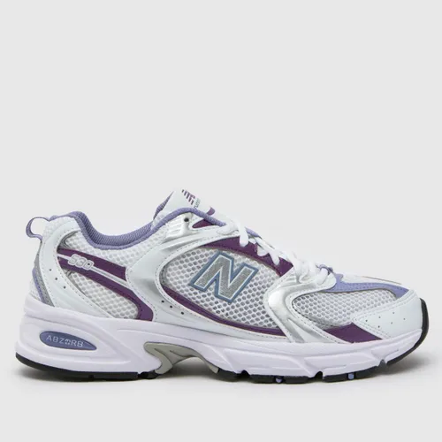 New Balance 530 Trainers in White & Purple