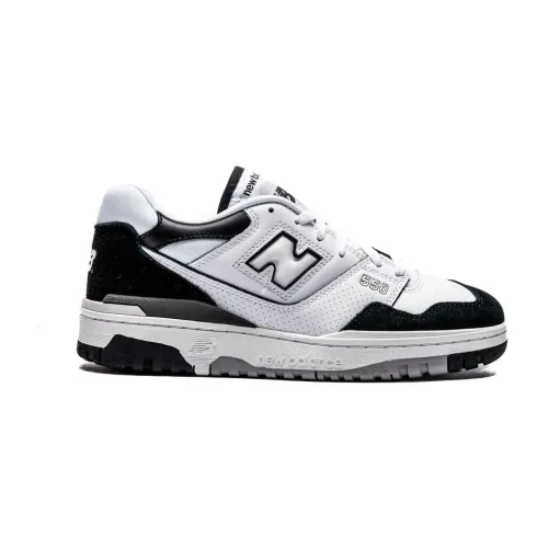New Balance , 550 Bianco Nero Sneakers ,White unisex, Sizes: