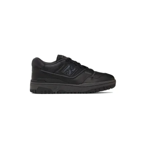 New Balance , 550 Black Leather Sneakers ,Black male, Sizes: