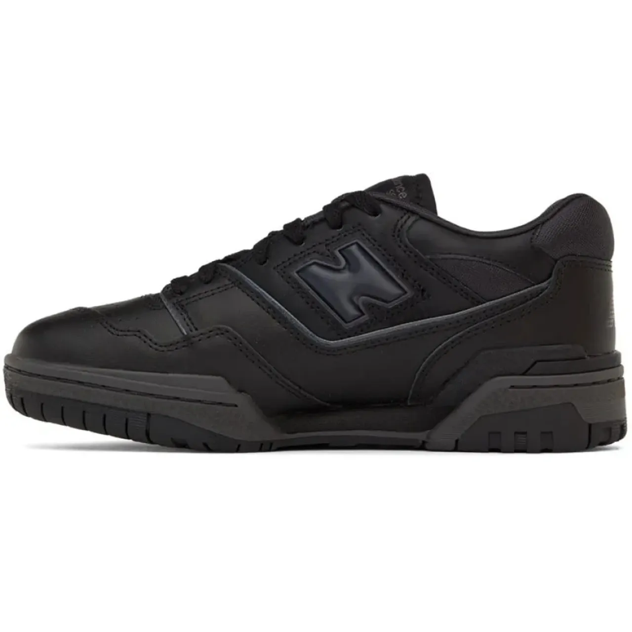 New Balance , 550 Black Leather Sneakers ,Black male, Sizes: