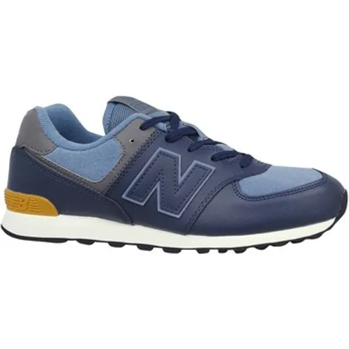 New Balance  574  boys's Children's Shoes (Trainers) in Marine
