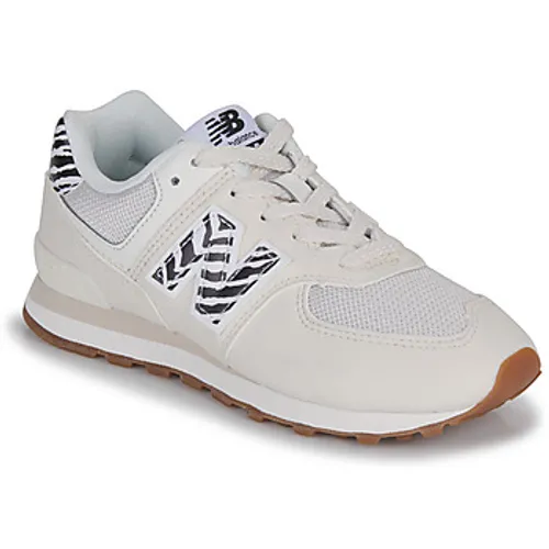 New Balance  574  girls's Children's Shoes (Trainers) in Beige