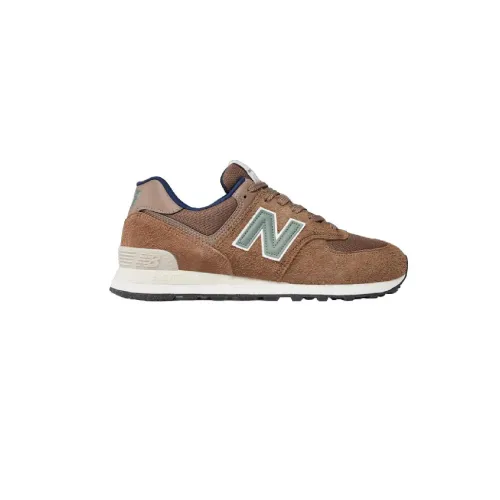 New Balance , 574 Suede Sneaker ,Brown male, Sizes: