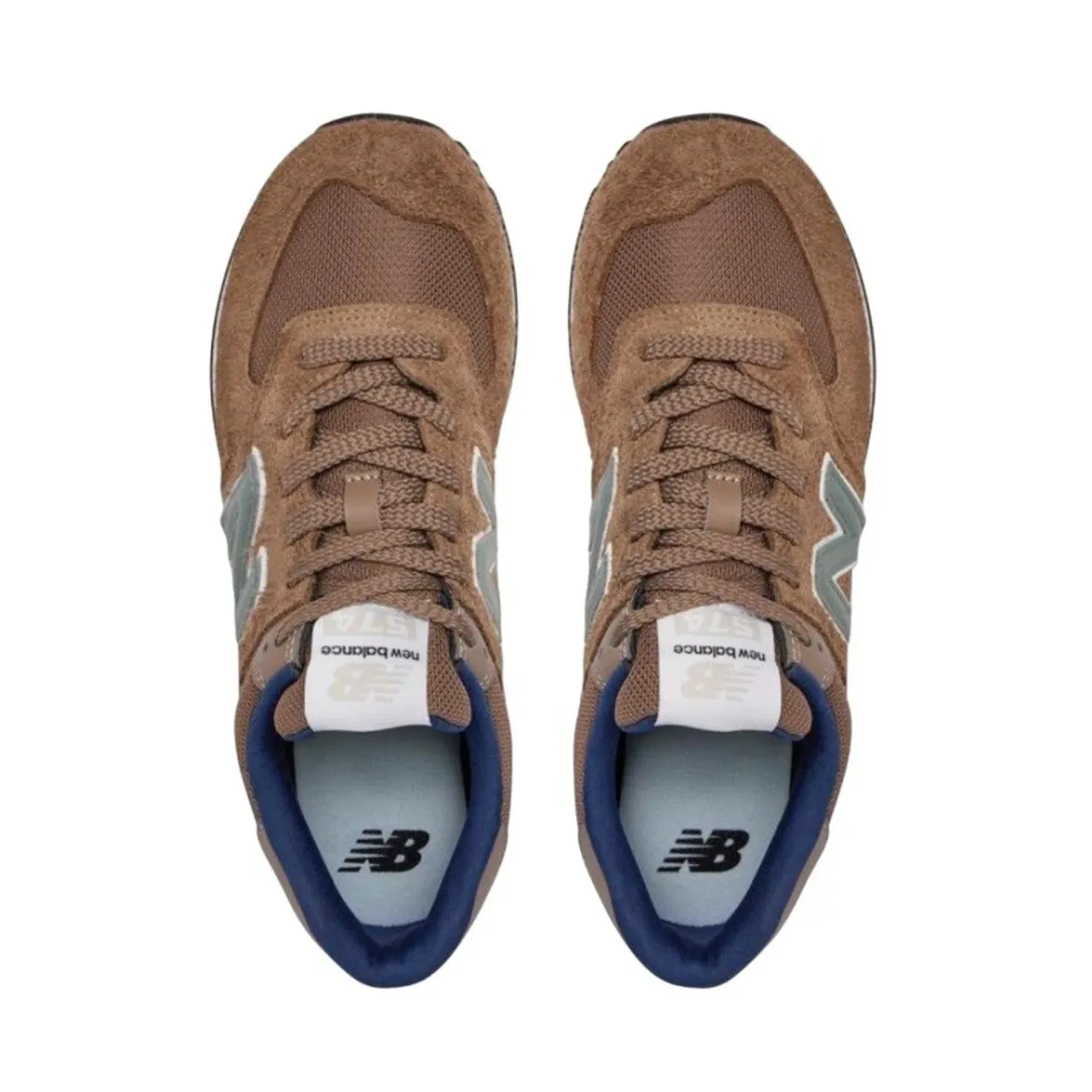 New Balance , 574 Suede Sneaker ,Brown male, Sizes: