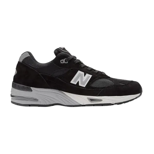 New Balance , 991 Sneakers ,Black male, Sizes: