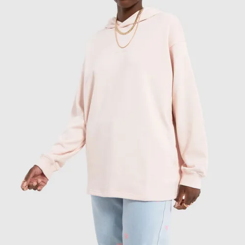 New Balance Athletic Linear Hoodie In Pale Pink