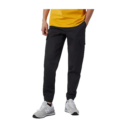 New Balance , Athletic Woven Cargo Pants ,Black male, Sizes: