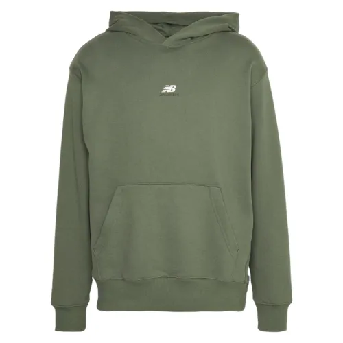 New Balance , Athletics Remastered Graphic French Terry Hoodie ,Green male, Sizes: