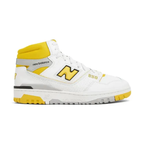 New Balance , Bb650 High-Top Sneakers ,White male, Sizes: