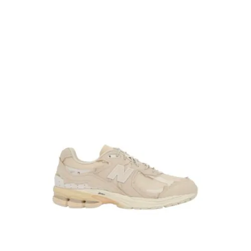 New Balance , Beige Low-Top Sneakers with Contrast Details ,Beige female, Sizes: