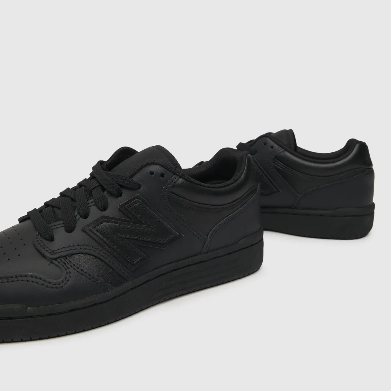 New Balance Black 480 Youth Trainers