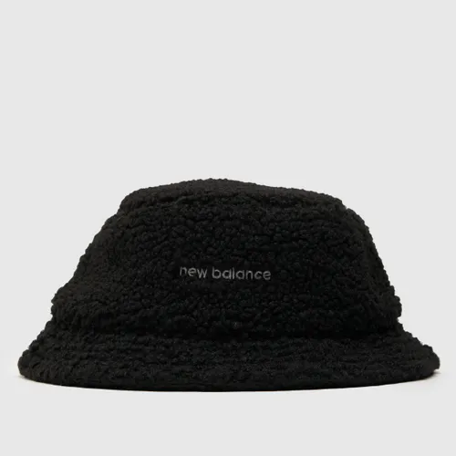 New Balance Black Sherpa Bucket Hat