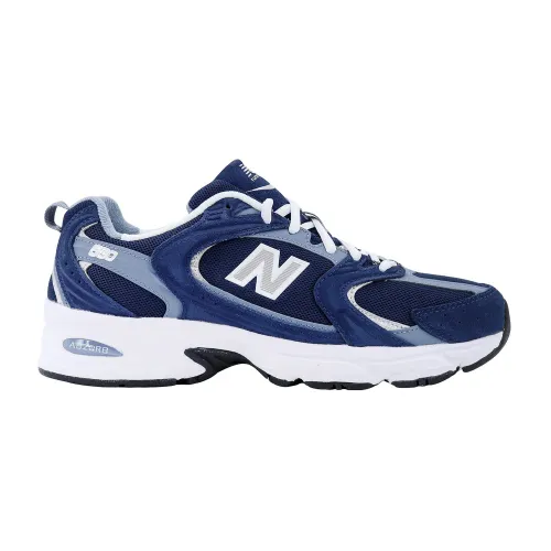 New Balance , Blue Sneakers with Lace-up Closure ,Blue male, Sizes: