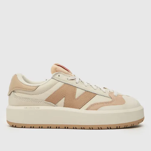 New Balance Ct302 Trainers In White & Beige