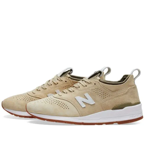 New Balance , Deconstructed Mens Sneakers with Premium Suede ,Beige male, Sizes:
